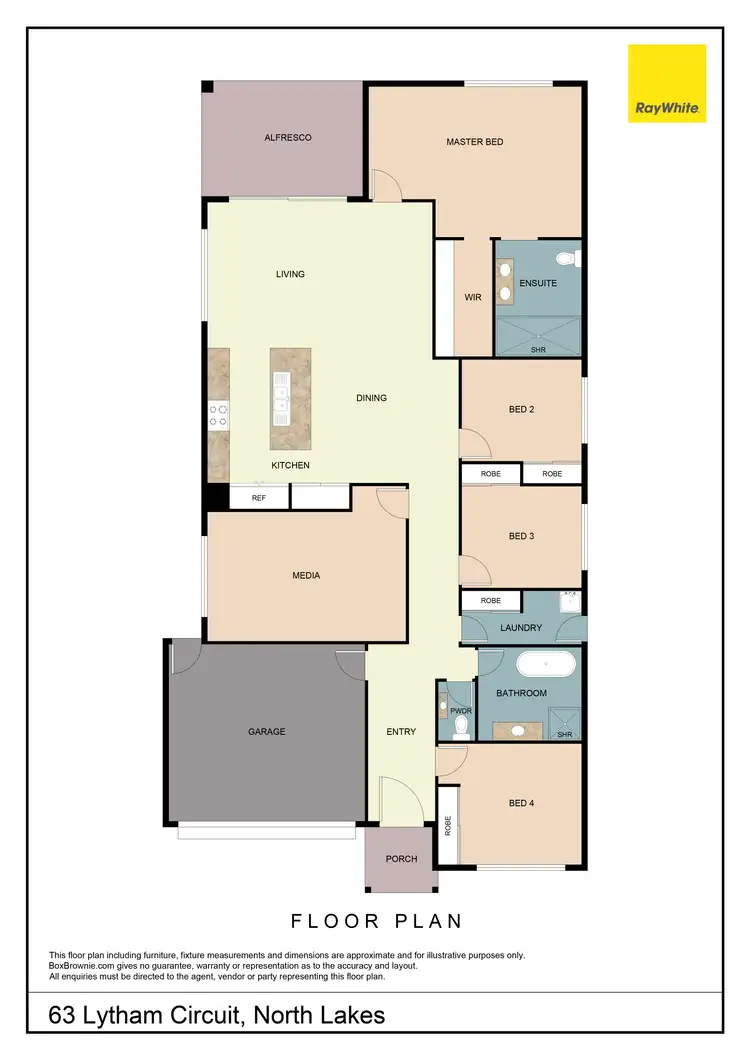 Floorplan of Homely house listing, 63 Lytham Circuit, North Lakes QLD 4509