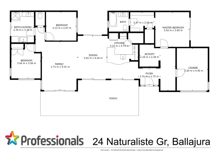 Floorplan of Homely house listing, 24 Naturaliste Grove, Ballajura WA 6066