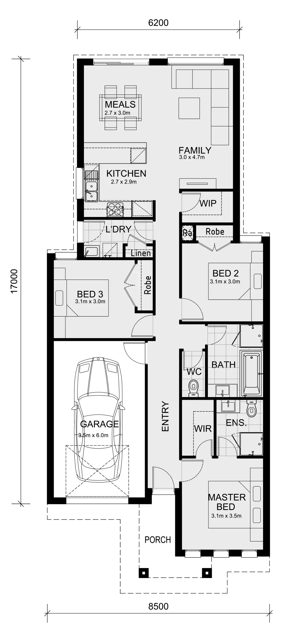 Floorplan of Homely house listing, Lot 37 ORTUS, Cranbourne East VIC 3977
