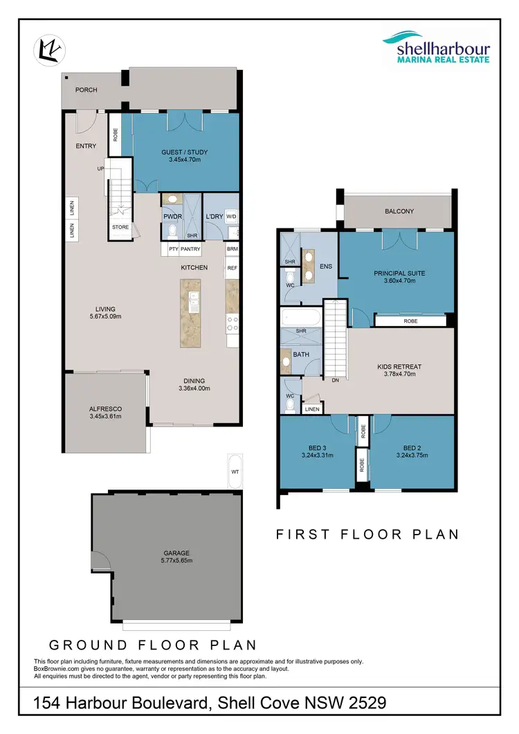 Floorplan of Homely house listing, 154 Harbour Boulevard, Shell Cove NSW 2529