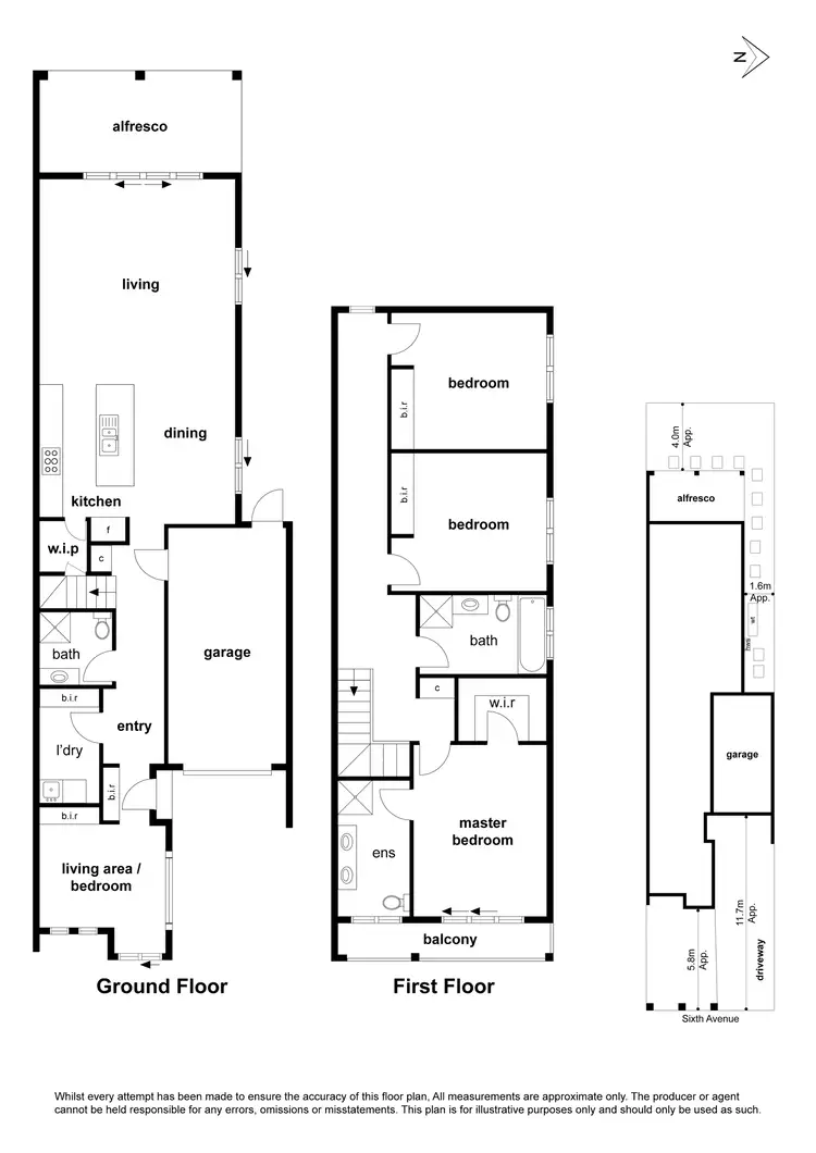 Floorplan of Homely unit listing, 99a Sixth Avenue, Altona North VIC 3025