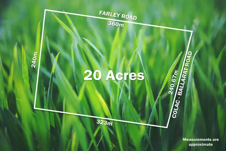 Floorplan of Homely land listing, 2739 Colac-Ballarat Road, Dereel VIC 3352