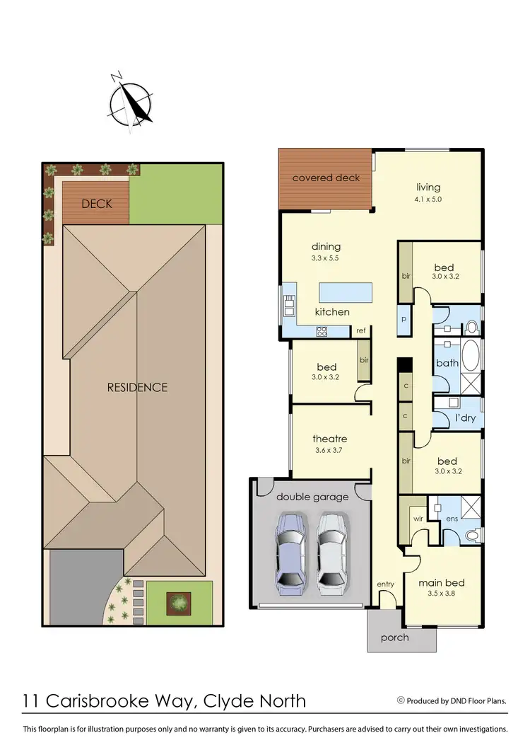 Floorplan of Homely house listing, 11 Carisbrooke Way, Clyde North VIC 3978