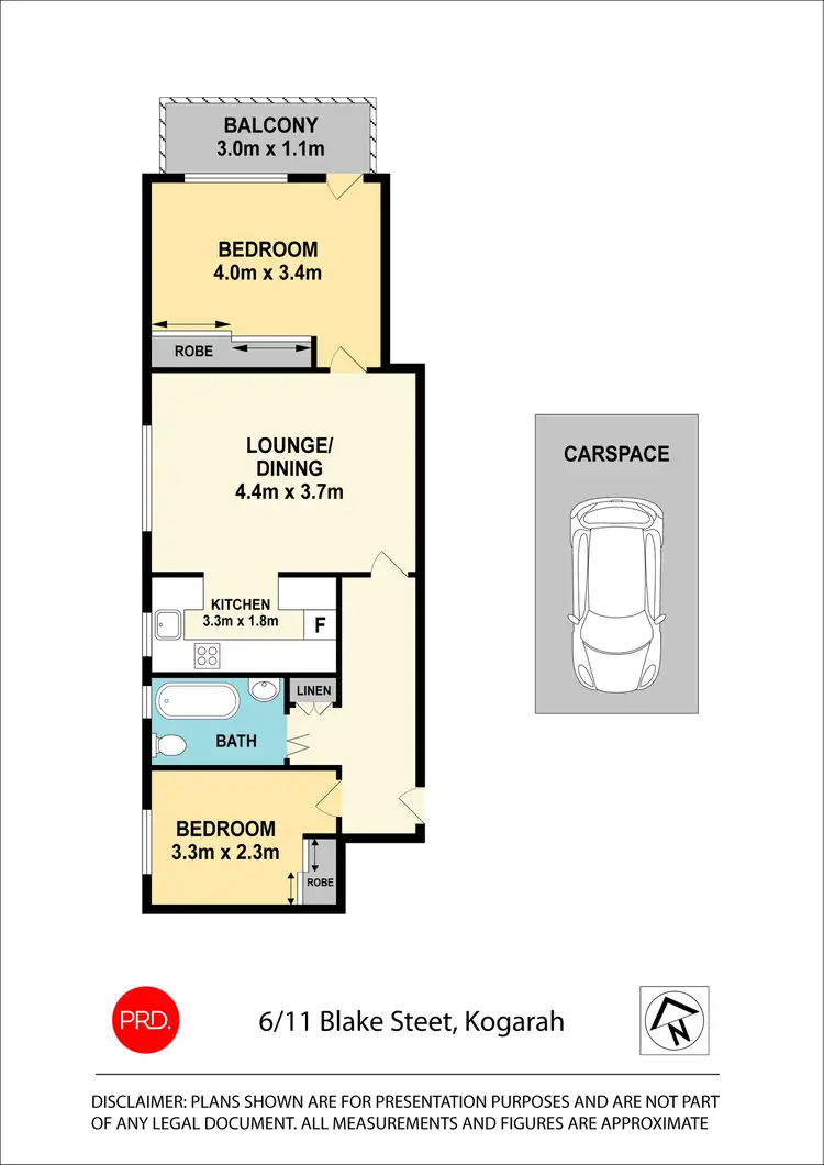 Floorplan of Homely unit listing, 6/11 Blake Street, Kogarah NSW 2217
