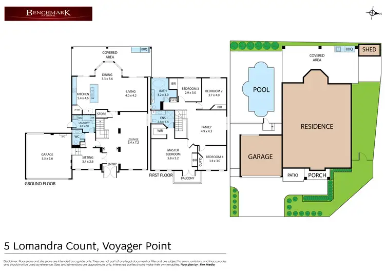 Floorplan of Homely house listing, 5 Lomandra Court, Voyager Point NSW 2172