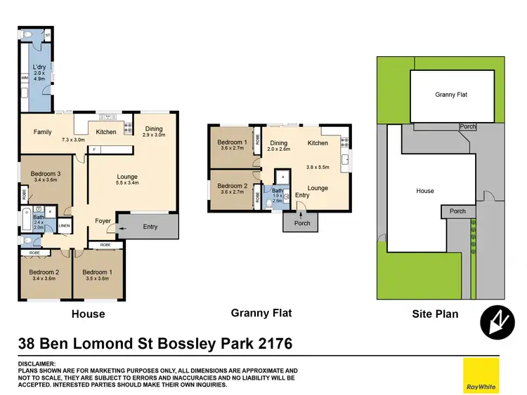 Floorplan of Homely house listing, 38 & 38a Ben Lomond Street, Bossley Park NSW 2176