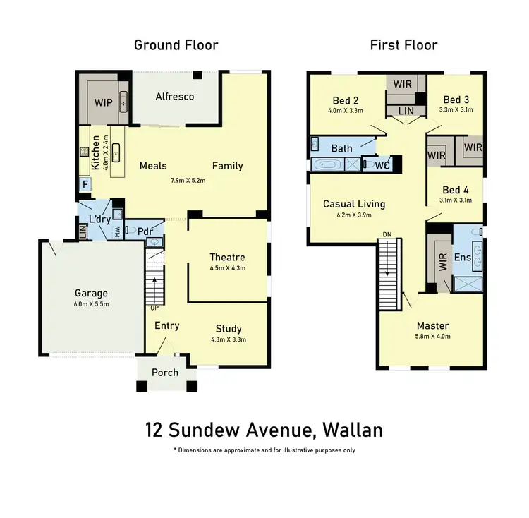 Floorplan of Homely house listing, 12 Sundew Avenue, Wallan VIC 3756