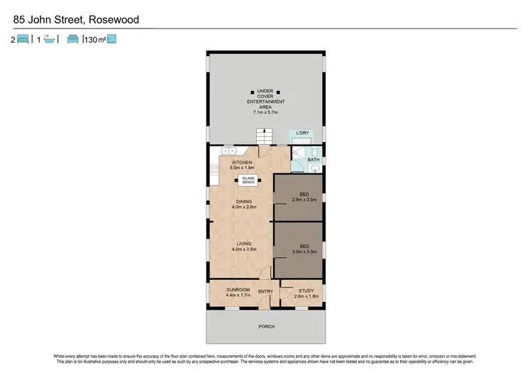 Floorplan of Homely house listing, 85 John Street, Rosewood QLD 4340