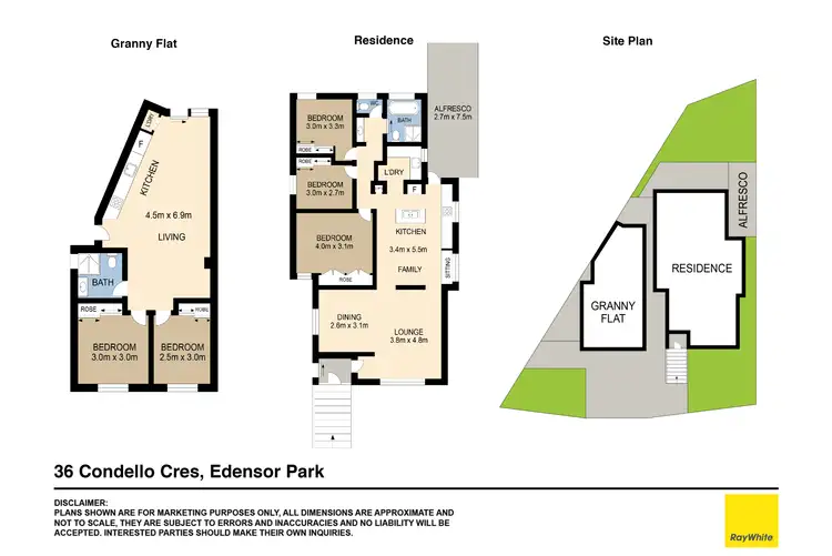 Floorplan of Homely house listing, 36 Condello Crescent, Edensor Park NSW 2176