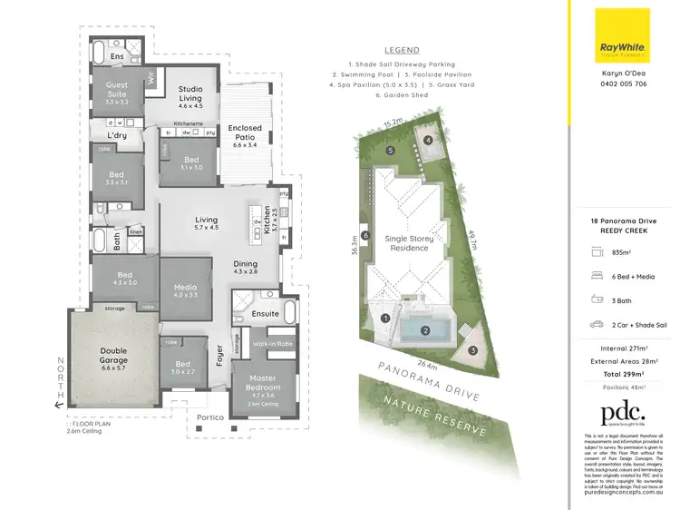 Floorplan of Homely house listing, 18 Panorama Drive, Reedy Creek QLD 4227