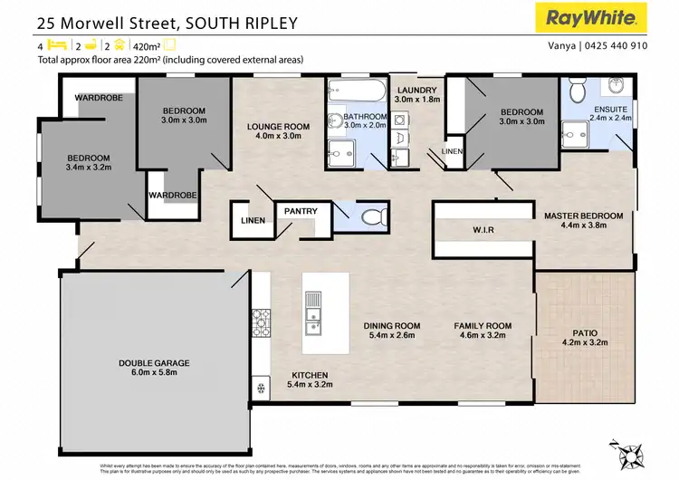 Floorplan of Homely house listing, 25 Morwell Street, South Ripley QLD 4306