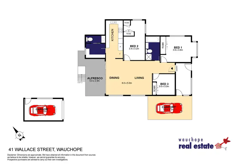 Floorplan of Homely house listing, 41 Wallace Street, Wauchope NSW 2446