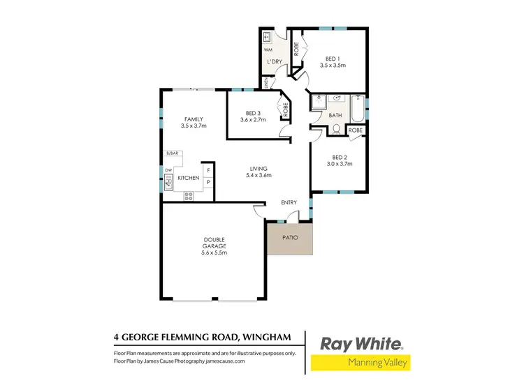 Floorplan of Homely house listing, 4 George Flemming Road, Wingham NSW 2429