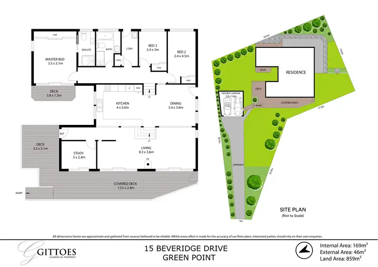 Floorplan of Homely house listing, 15 Beveridge Drive, Green Point NSW 2251