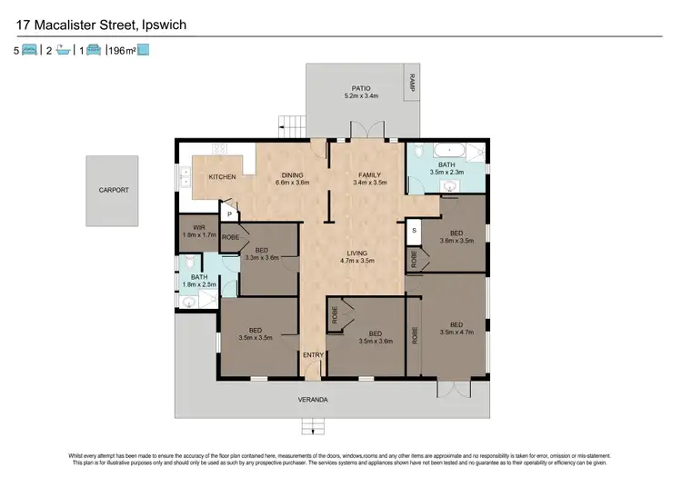 Floorplan of Homely house listing, 17 MacAlister Street, Ipswich QLD 4305