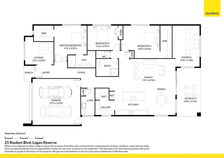 Floorplan of Homely house listing, 25 Reuben Boulevard, Logan Reserve QLD 4133