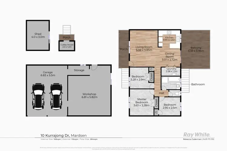 Floorplan of Homely house listing, 10 Kurrajong Drive, Marsden QLD 4132