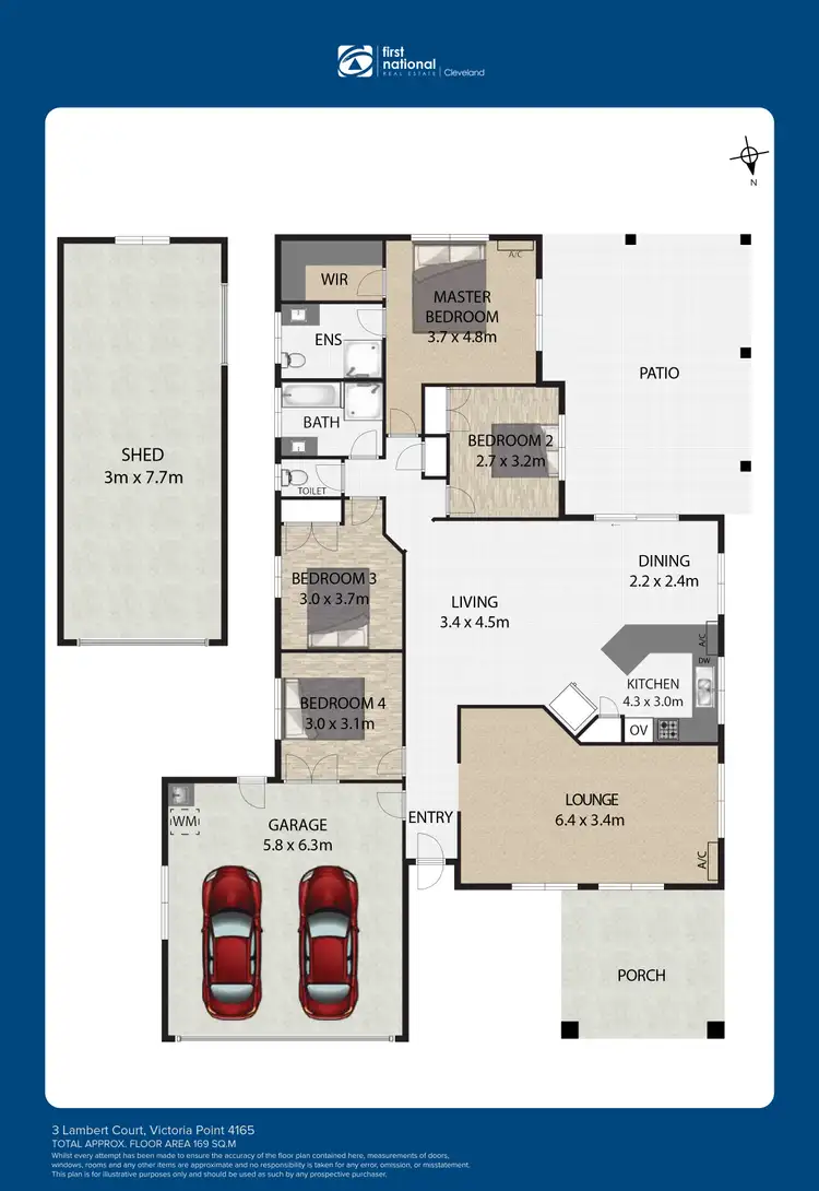 Floorplan of Homely house listing, 3 Lambert Court, Victoria Point QLD 4165