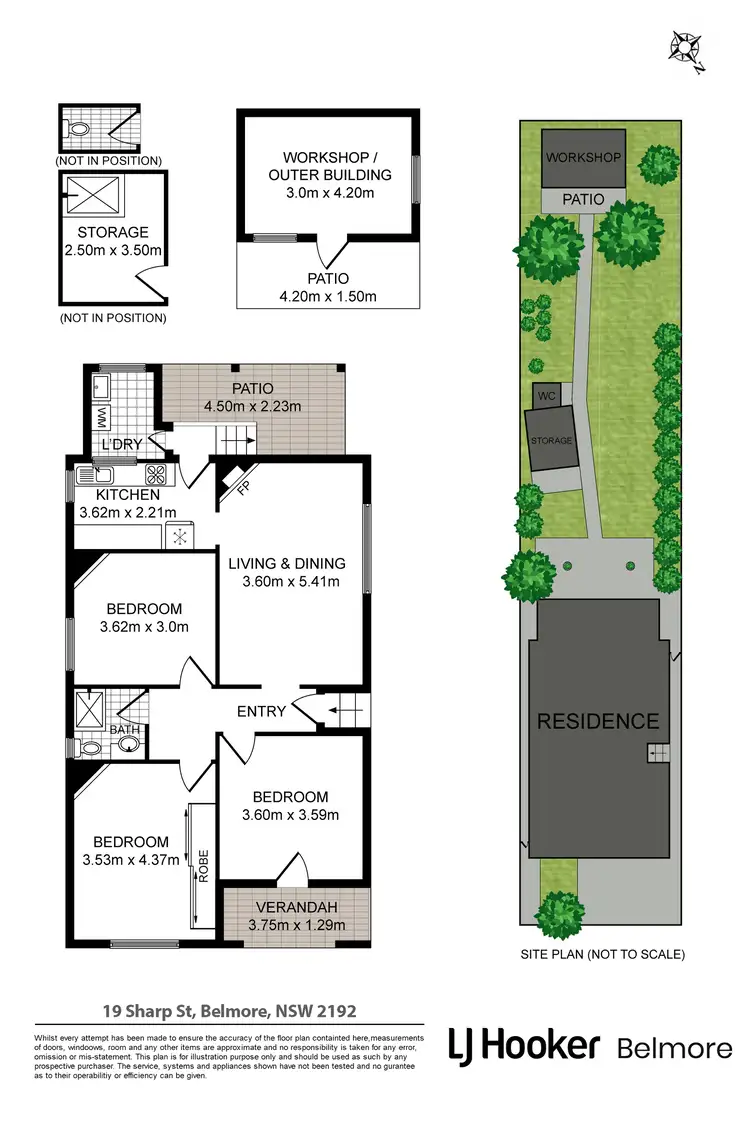 Floorplan of Homely house listing, 19 Sharp Street, Belmore NSW 2192