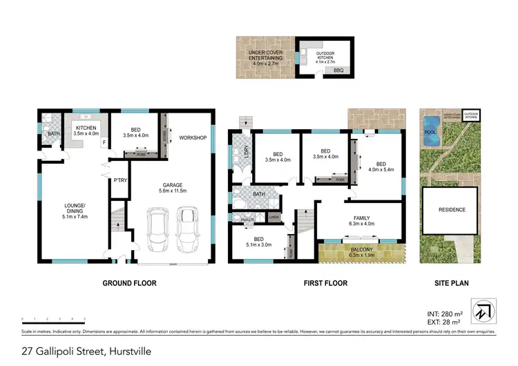 Floorplan of Homely house listing, 27 Gallipoli Street, Hurstville NSW 2220