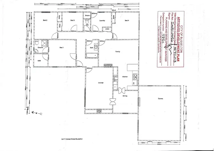 Floorplan of Homely house listing, 100 Dorset Street, West Busselton WA 6280