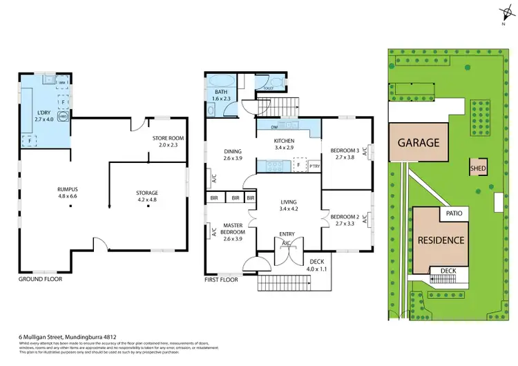 Floorplan of Homely house listing, 6 Mulligan Street, Mundingburra QLD 4812