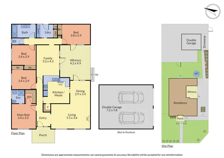 Floorplan of Homely house listing, 48 Grayson Drive, Scoresby VIC 3179