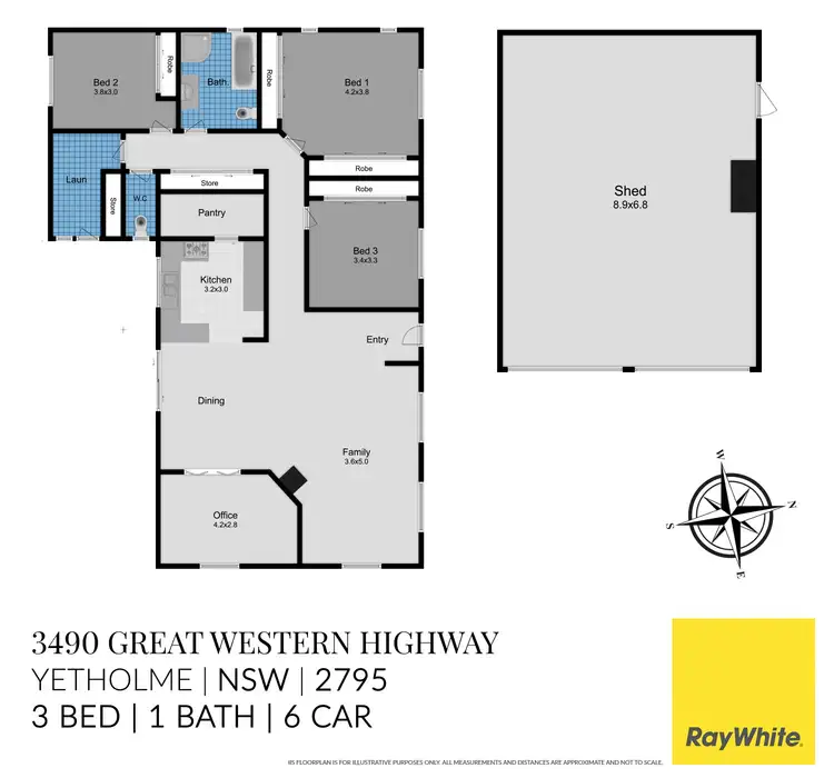 Floorplan of Homely house listing, 3490 Great Western Highway, Yetholme NSW 2795