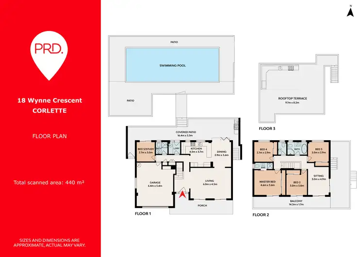 Floorplan of Homely house listing, 18 Wynne Crescent, Corlette NSW 2315