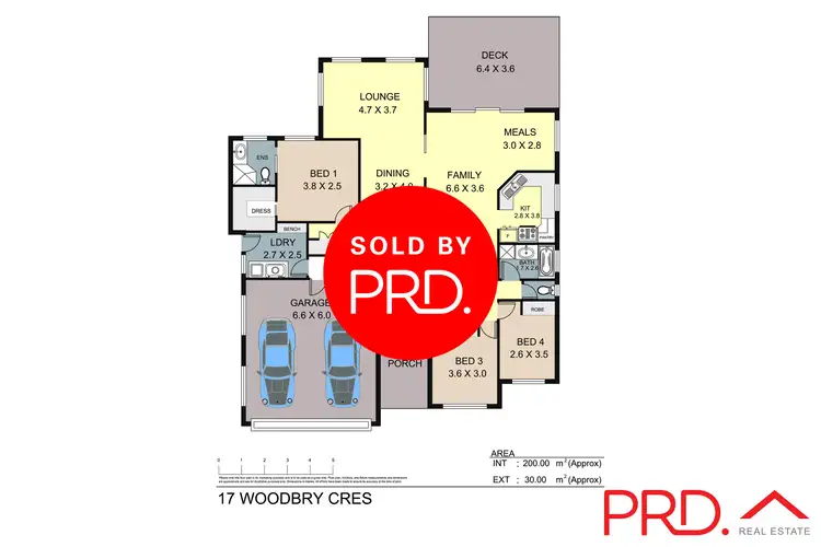 Floorplan of Homely house listing, 17 Woodbry Crescent, Tamworth NSW 2340