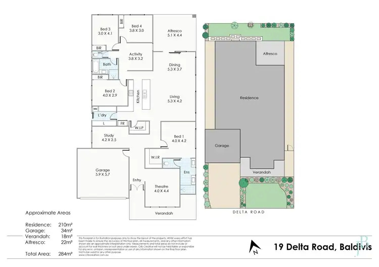 Floorplan of Homely house listing, 19 Delta Road, Baldivis WA 6171