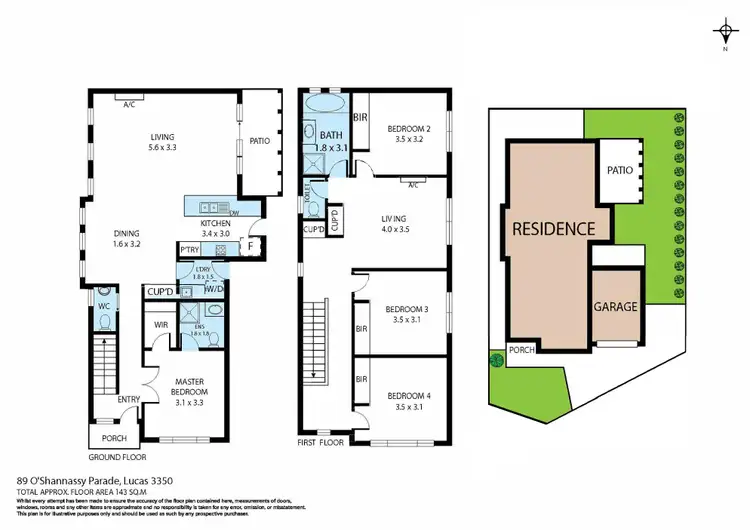 Floorplan of Homely house listing, 89 O'Shannassy Parade, Lucas VIC 3350