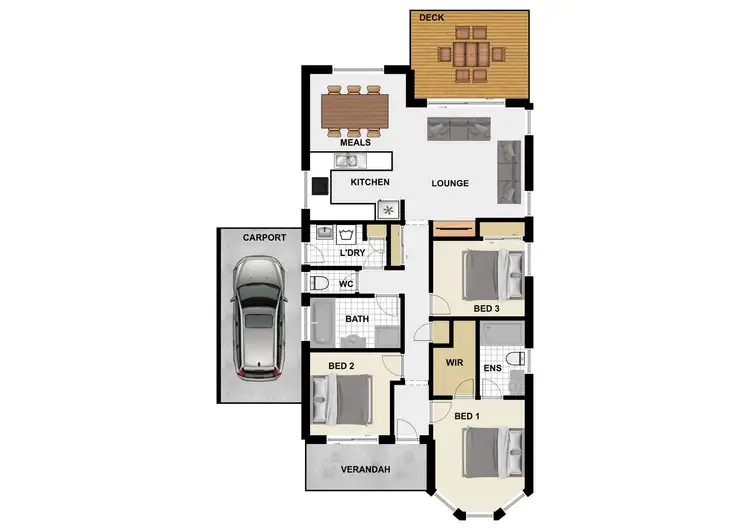 Floorplan of Homely house listing, 52 Speckled Circuit, Springfield Lakes QLD 4300