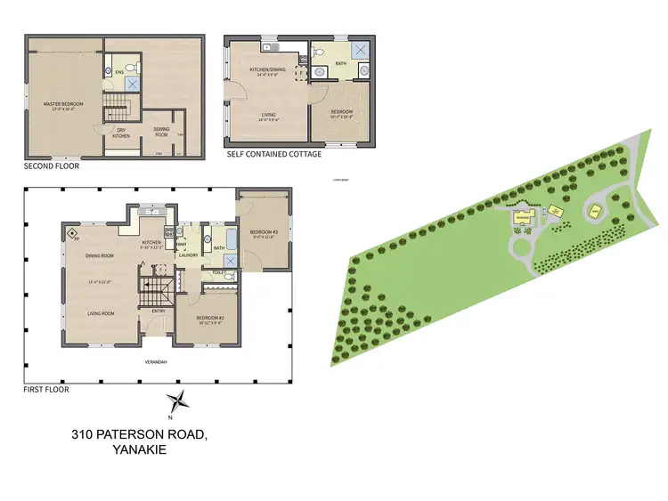 Floorplan of Homely rural property listing, 310 Paterson Rd, Yanakie VIC 3960