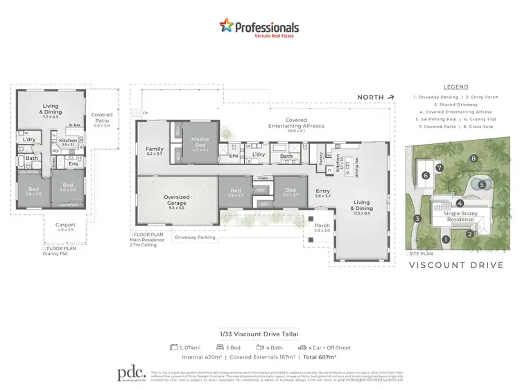Floorplan of Homely house listing, 33a Viscount Drive, Tallai QLD 4213