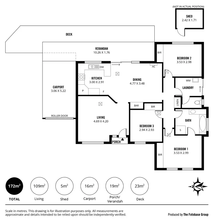 Floorplan of Homely house listing, 6 Emerald Parade, Ottoway SA 5013