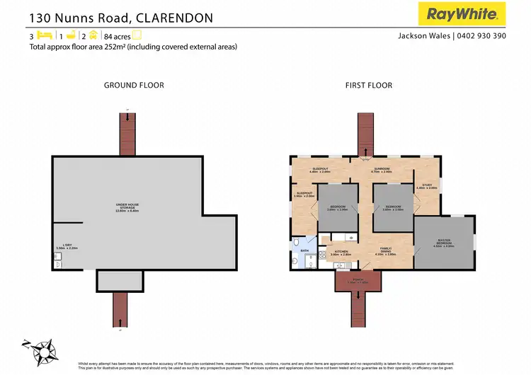 Floorplan of Homely rural property listing, 130 Nunns Road, Clarendon QLD 4311