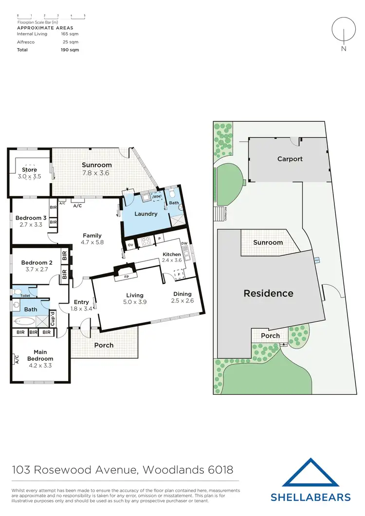 Floorplan of Homely house listing, 103 Rosewood Avenue, Woodlands WA 6018