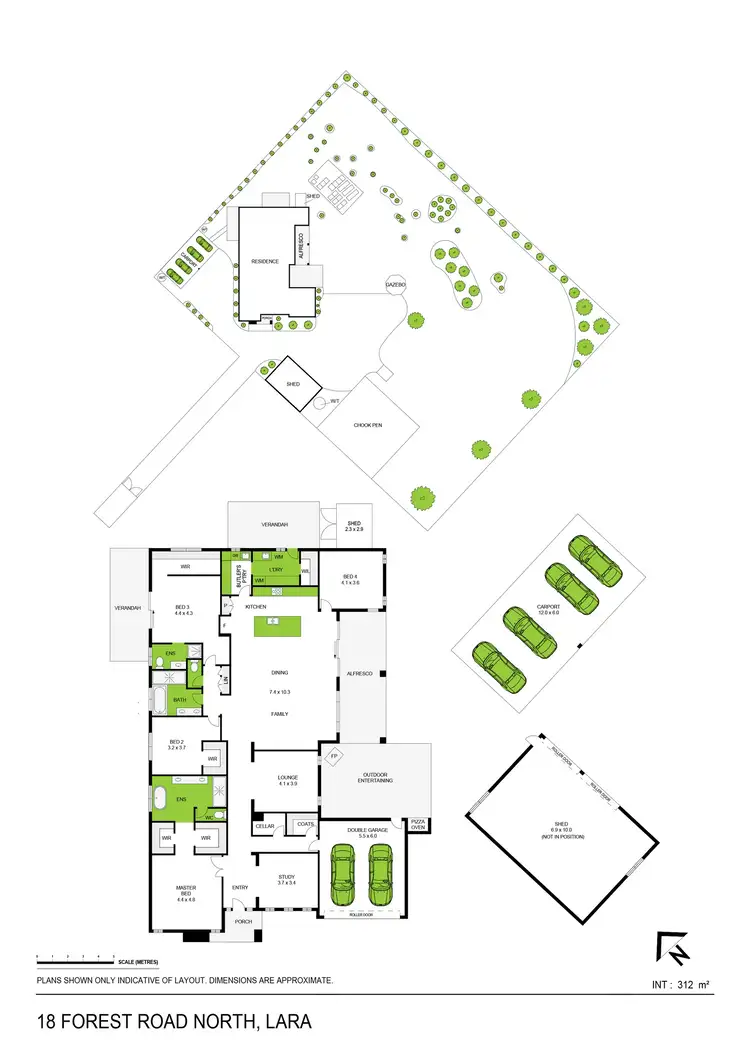 Floorplan of Homely house listing, 18 Forest Road, North, Lara VIC 3212