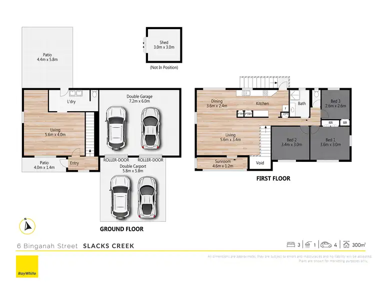 Floorplan of Homely house listing, 6 Binganah Street, Slacks Creek QLD 4127