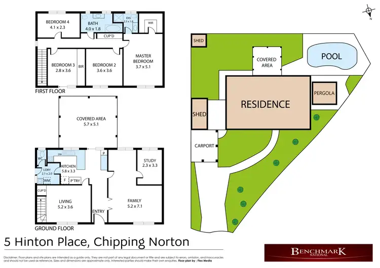 Floorplan of Homely house listing, 5 Hinton Place, Chipping Norton NSW 2170