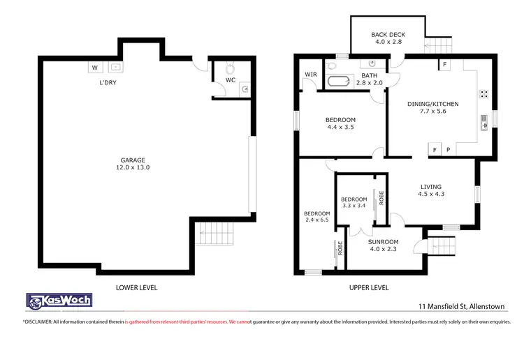 Floorplan of Homely house listing, 11 MANSFIELD STREET, Wandal QLD 4700
