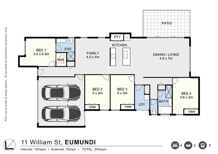 Floorplan of Homely house listing, 11 William Road, Eumundi QLD 4562