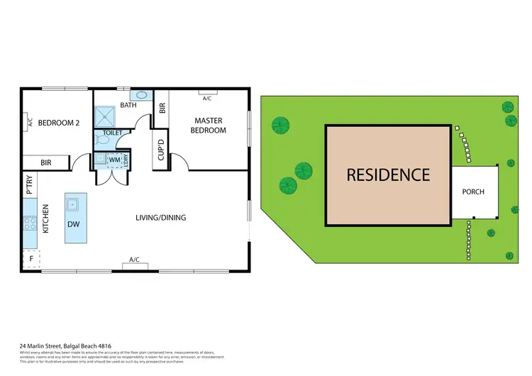 Floorplan of Homely house listing, 24 Marlin Street, Balgal Beach QLD 4816