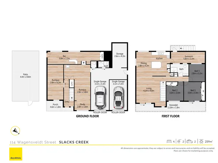 Floorplan of Homely house listing, 114 Wagensveldt Street, Slacks Creek QLD 4127