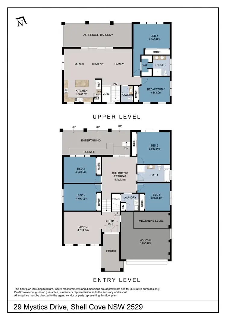 Floorplan of Homely house listing, 29 Mystics Drive, Shell Cove NSW 2529