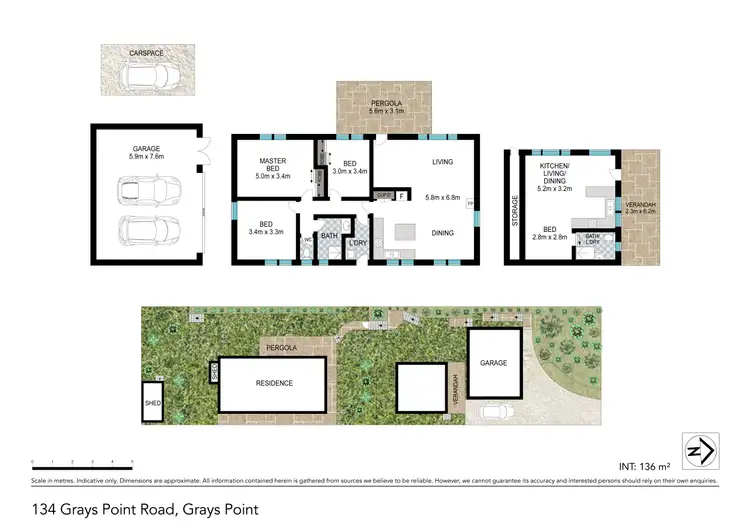 Floorplan of Homely house listing, 134 Grays Point Road, Grays Point NSW 2232