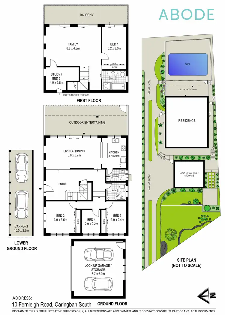 Floorplan of Homely house listing, 10 Fernleigh Road, Caringbah South NSW 2229