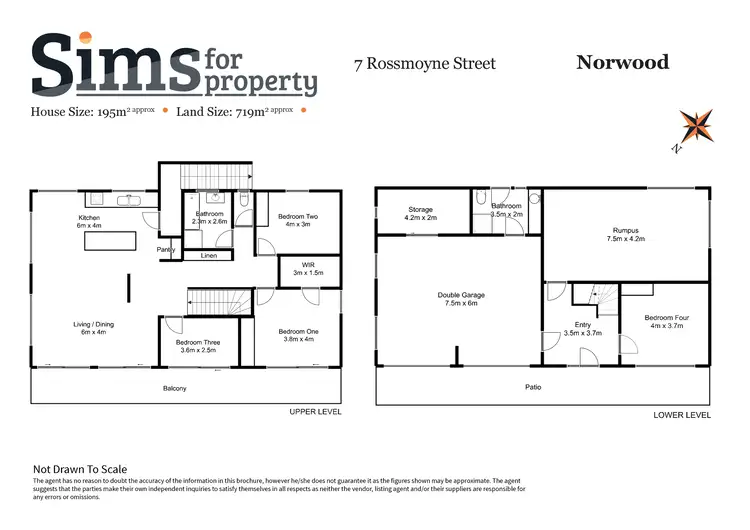 Floorplan of Homely house listing, 7 Rossmoyne Street, Norwood TAS 7250