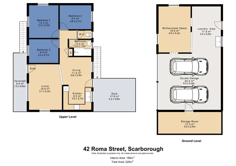 Floorplan of Homely house listing, 42 Roma Street, Scarborough QLD 4020